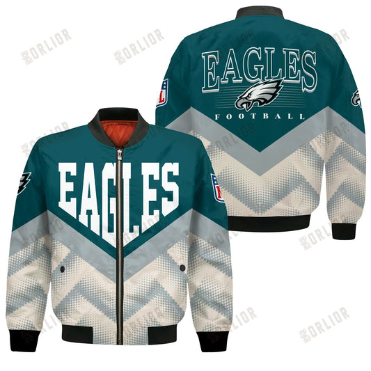 Philadelphia Eagles Football Team 2024 - 25 We Are One Bomber Jacket