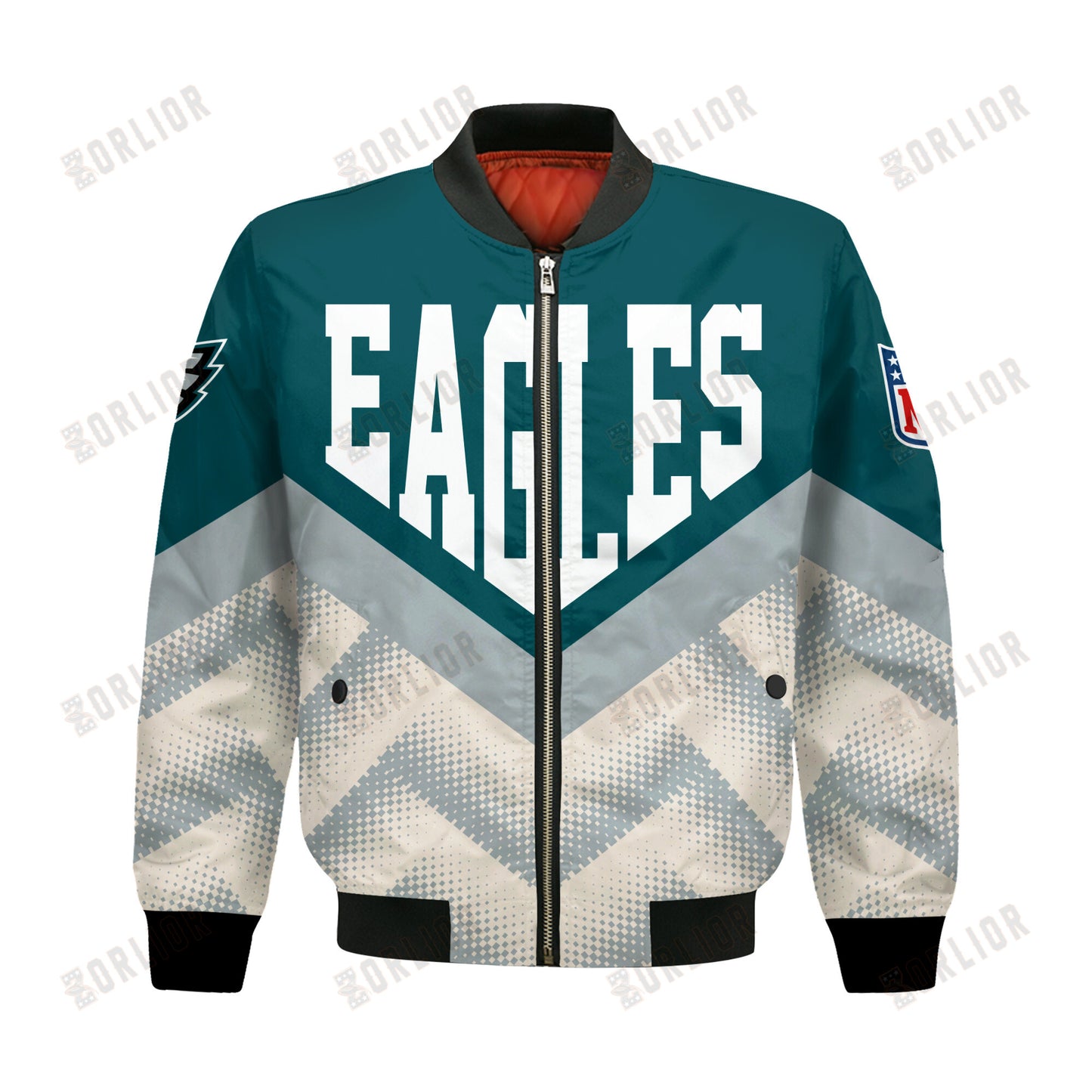 Philadelphia Eagles Football Team 2024 - 25 We Are One Bomber Jacket
