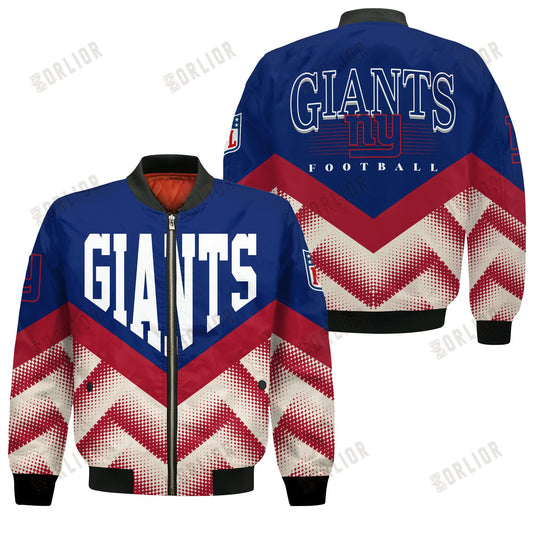 New York Giants Football Team 2024 - 25 We Are One Bomber Jacket