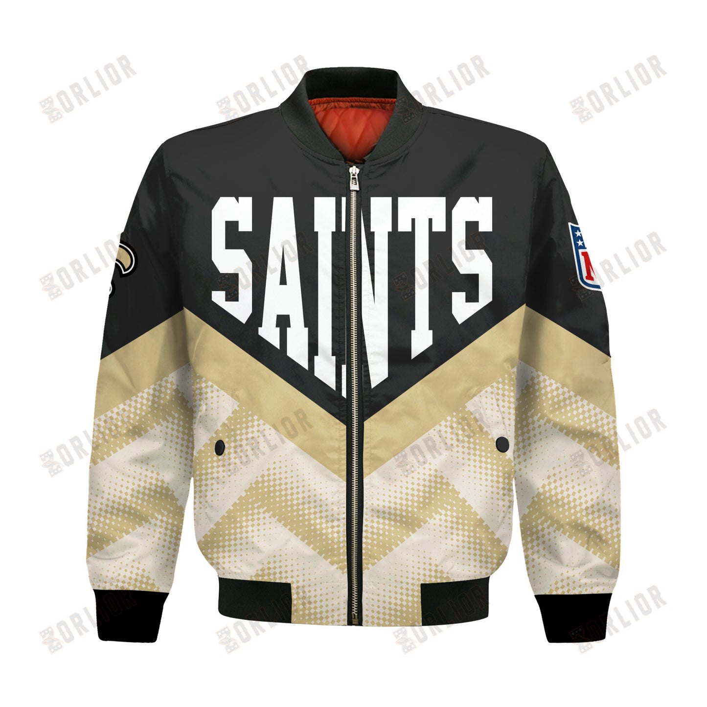 New Orleans Saints Football Team 2024 - 25 We Are One Bomber Jacket