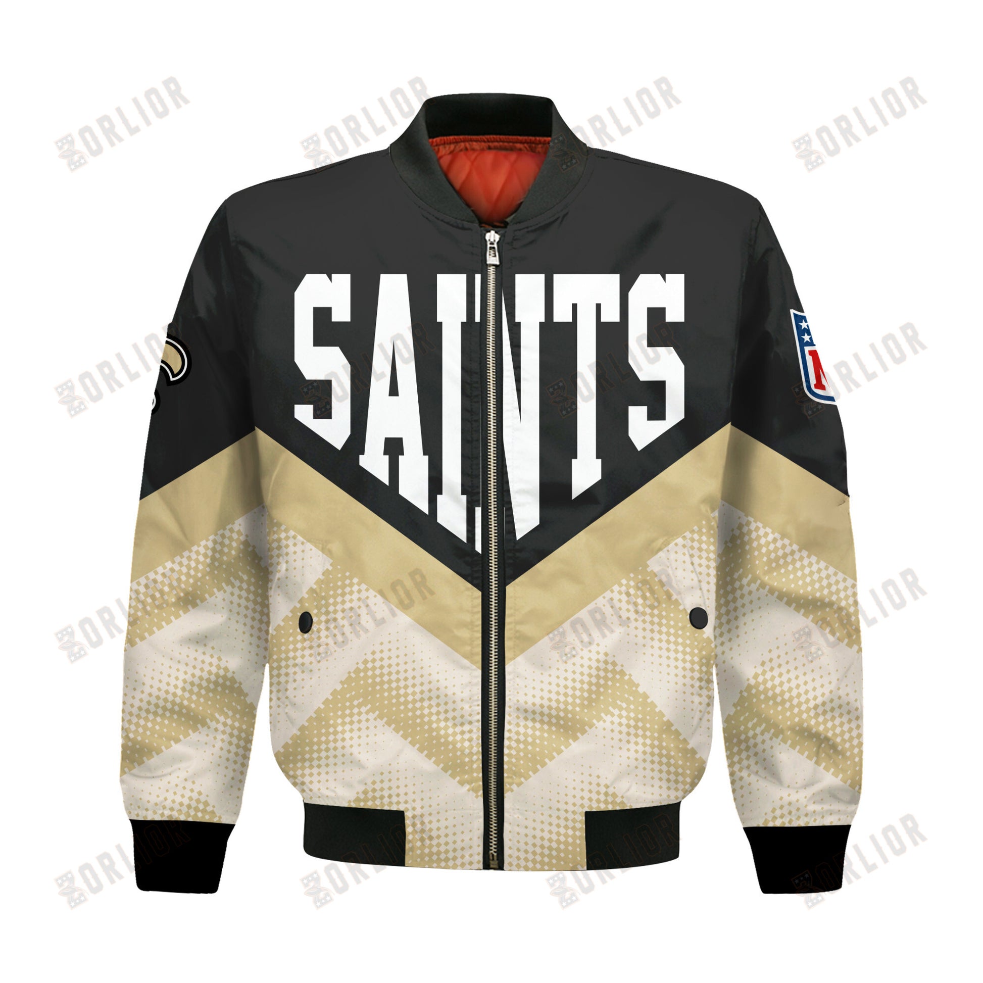 New Orleans Saints Football Team 2024 - 25 We Are One Bomber Jacket