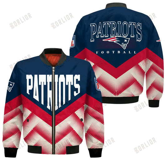 New England Patriots Football Team 2024 - 25 We Are One Bomber Jacket