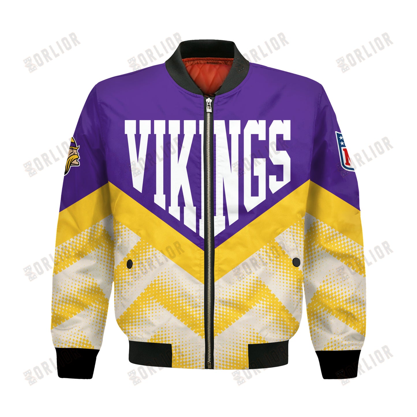 Minnesota Vikings Football Team 2024 - 25 We Are One Bomber Jacket