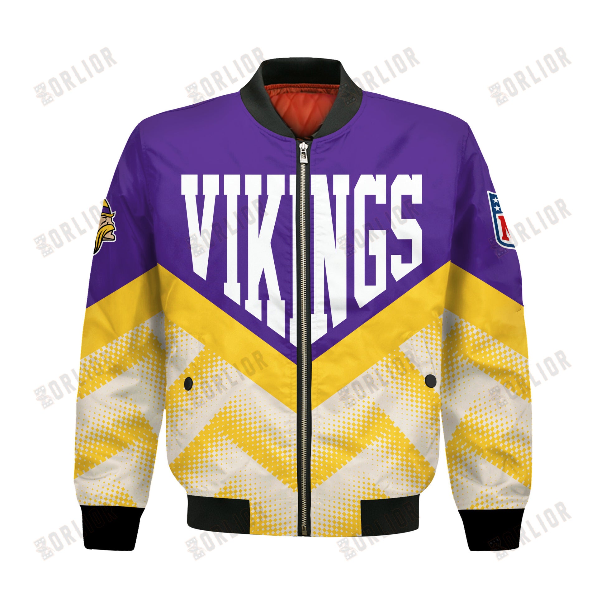 Minnesota Vikings Football Team 2024 - 25 We Are One Bomber Jacket
