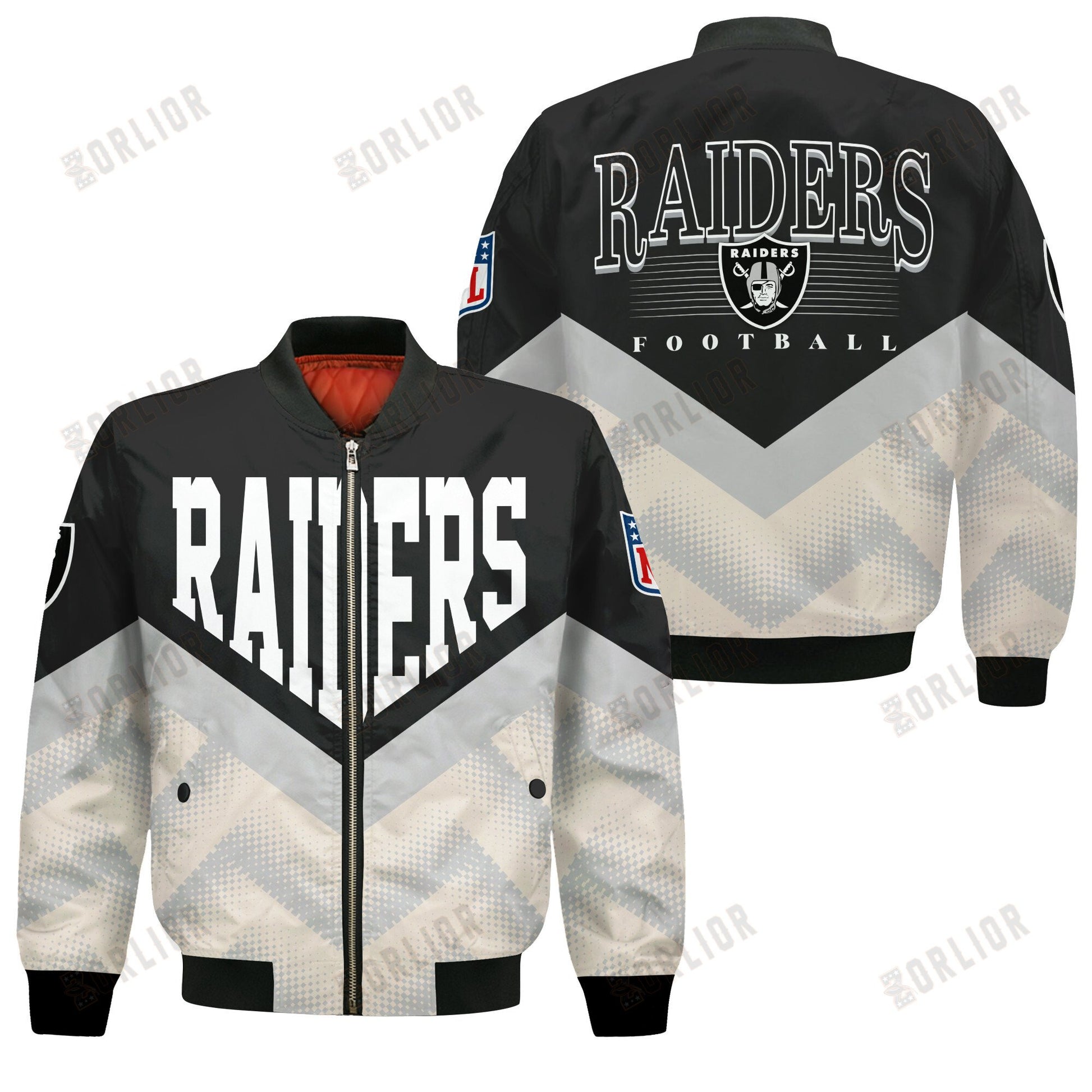 Las Vegas Raiders Football Team 2024 - 25 We Are One Bomber Jacket