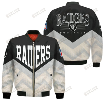 Las Vegas Raiders Football Team 2024 - 25 We Are One Bomber Jacket