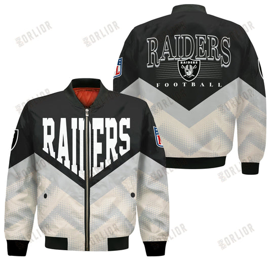 Las Vegas Raiders Football Team 2024 - 25 We Are One Bomber Jacket