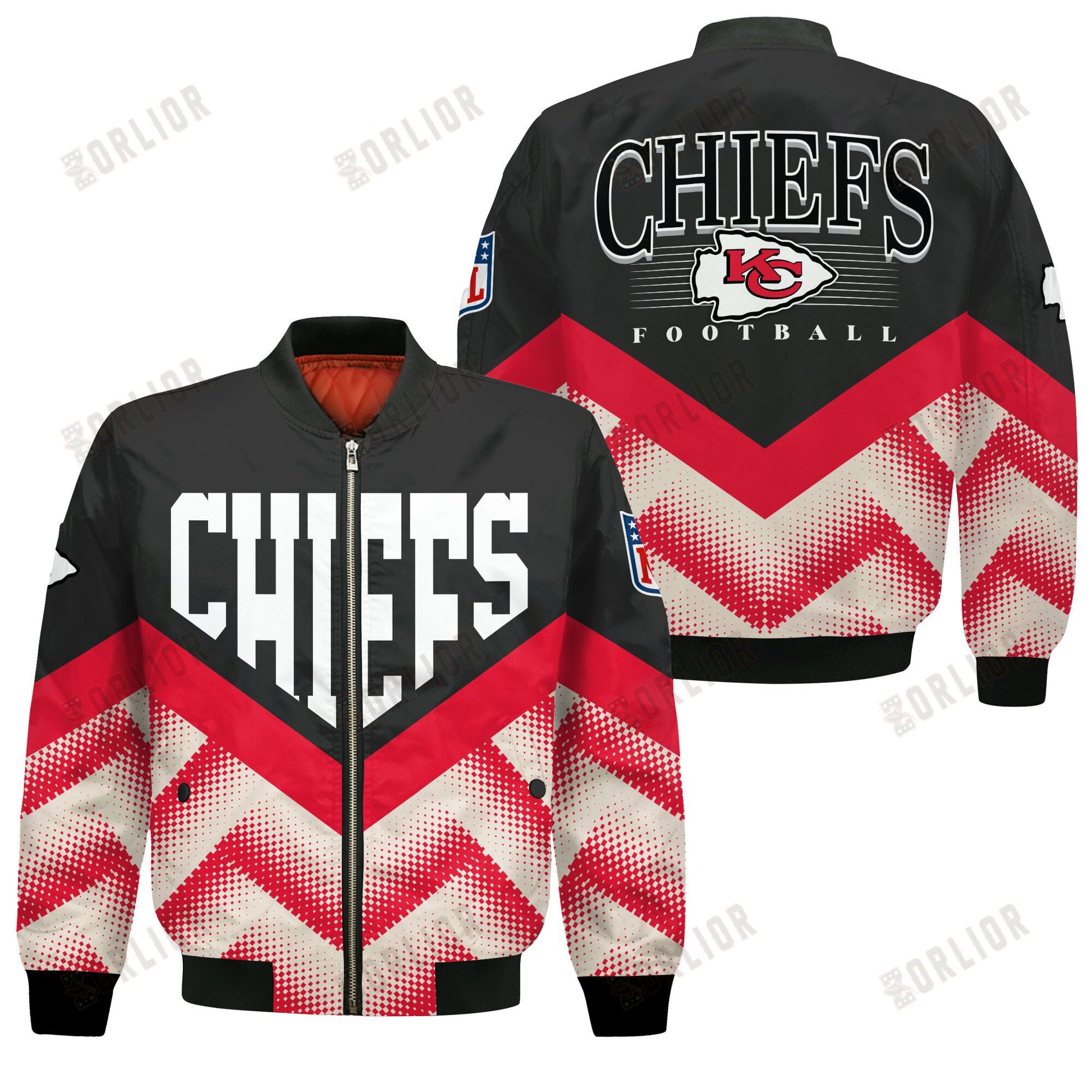 Kansas City Chiefs Football Team 2024 - 25 We Are One Bomber Jacket