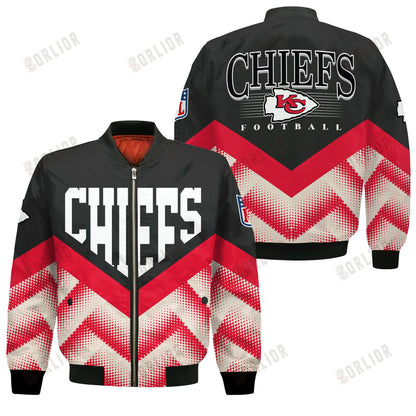 Kansas City Chiefs Football Team 2024 - 25 We Are One Bomber Jacket