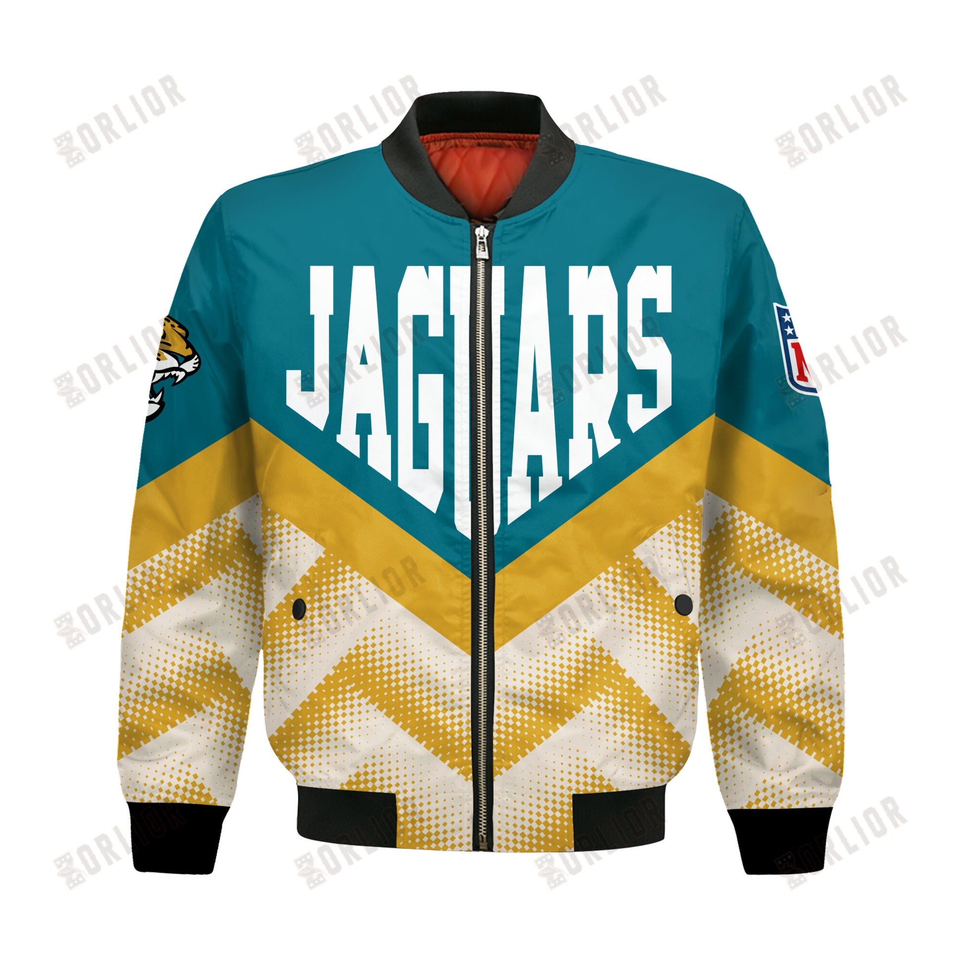 Jacksonville Jaguars Football Team 2024 - 25 We Are One Bomber Jacket