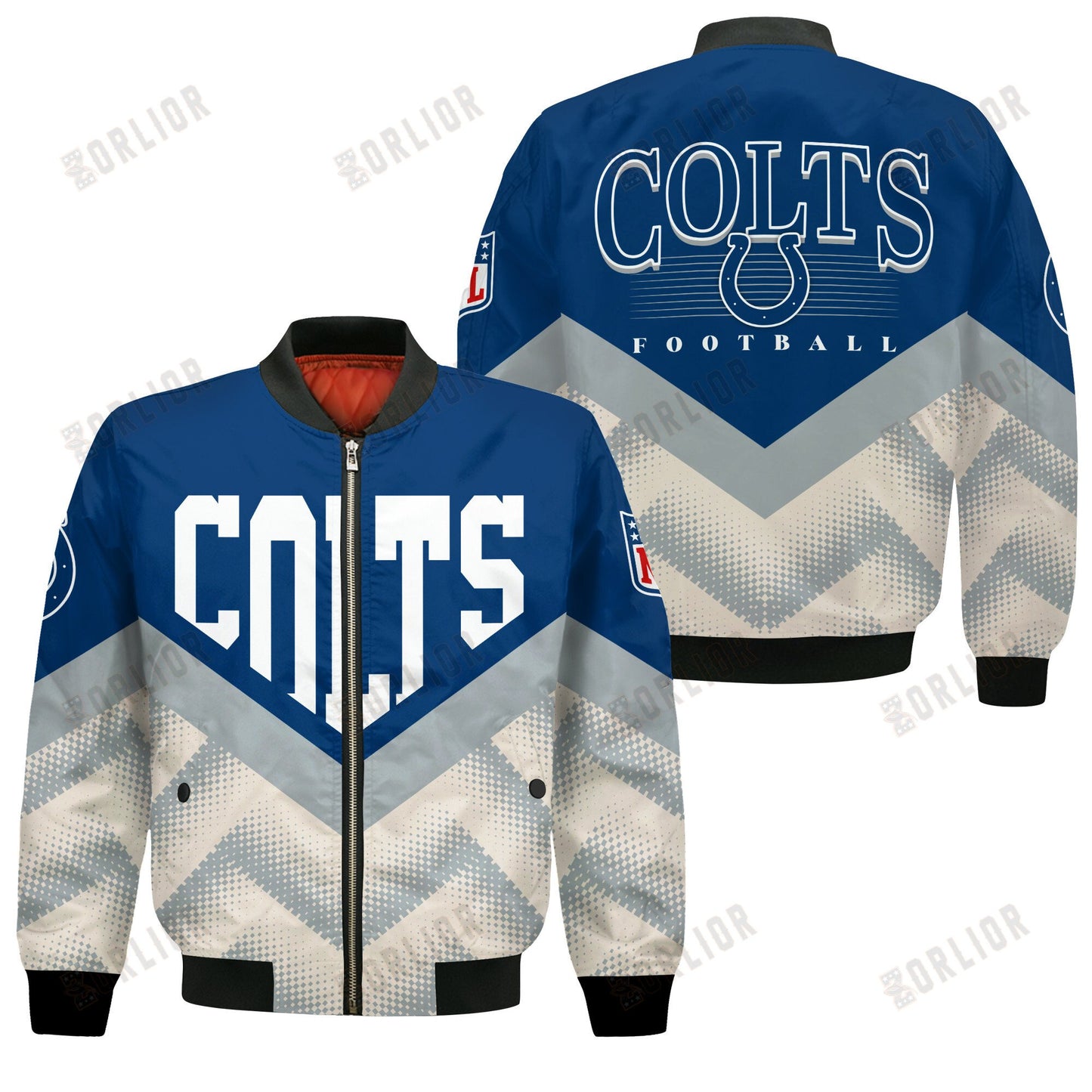Indianapolis Colts Football Team 2024 - 25 We Are One Bomber Jacket