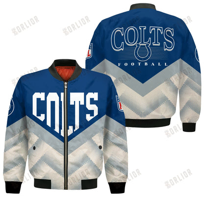 Indianapolis Colts Football Team 2024 - 25 We Are One Bomber Jacket