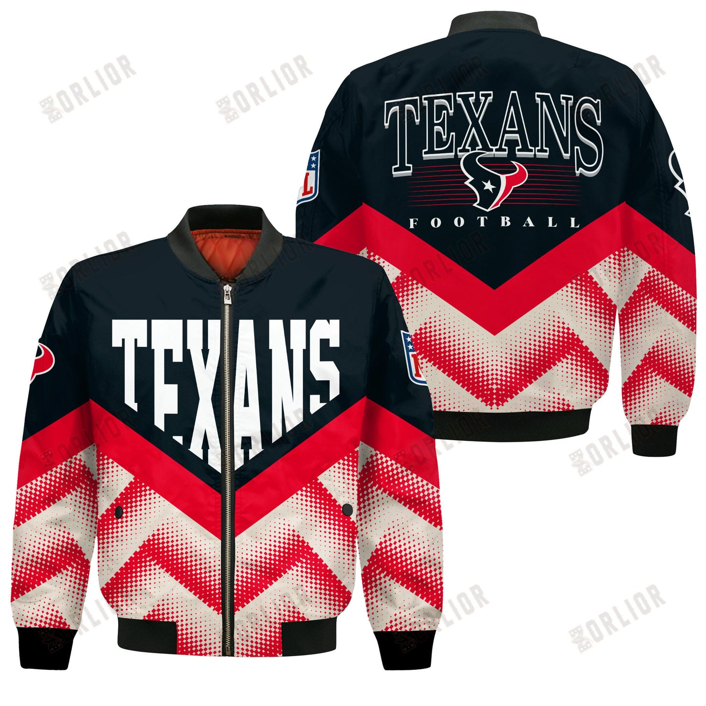 Houston Texans Football Team 2024 - 25 We Are One Bomber Jacket