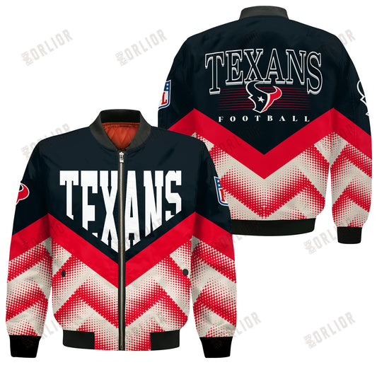 Houston Texans Football Team 2024 - 25 We Are One Bomber Jacket