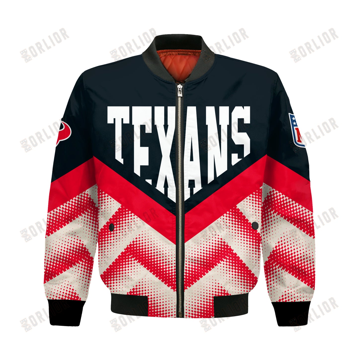 Houston Texans Football Team 2024 - 25 We Are One Bomber Jacket