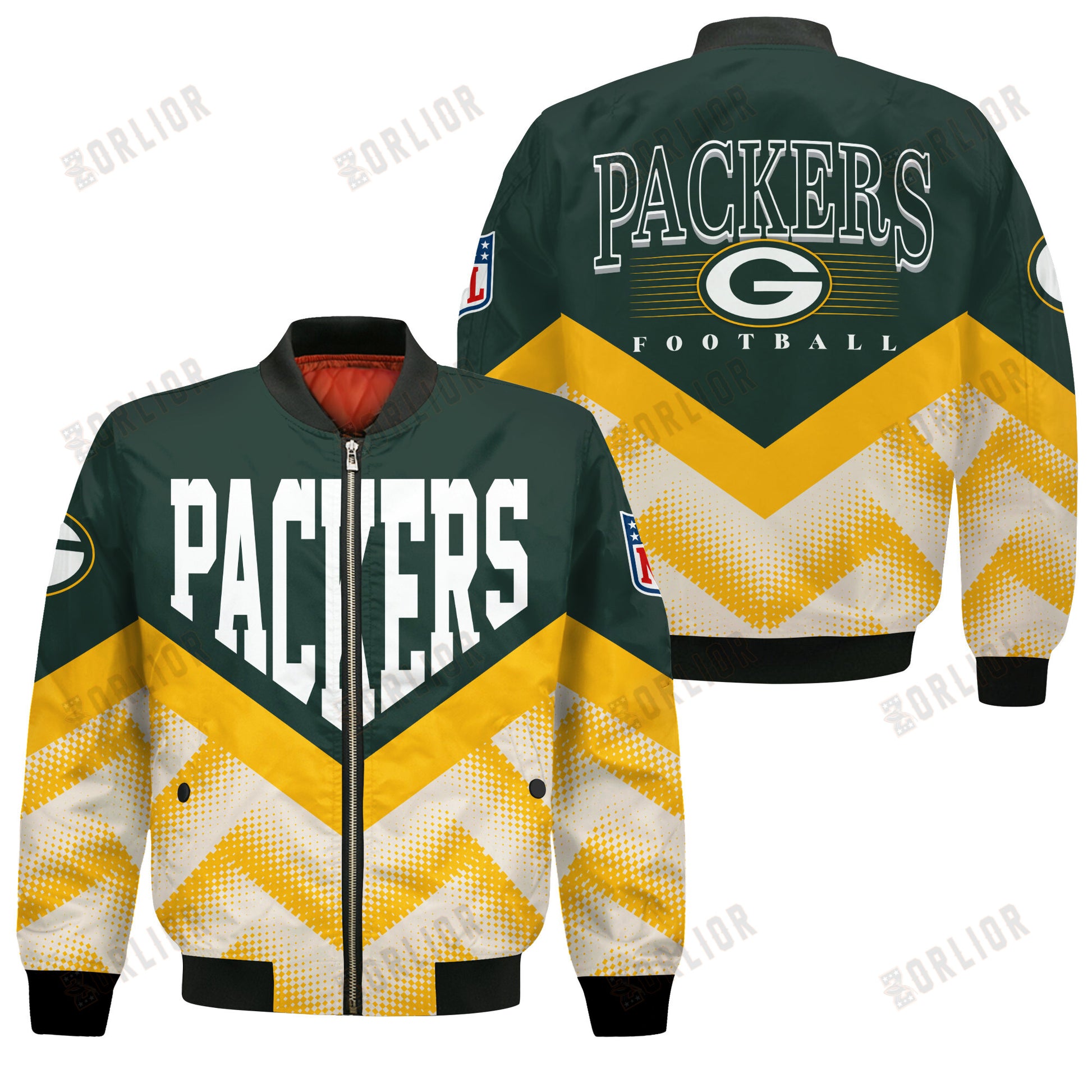 Green Bay Packers Football Team 2024 - 25 We Are One Bomber Jacket