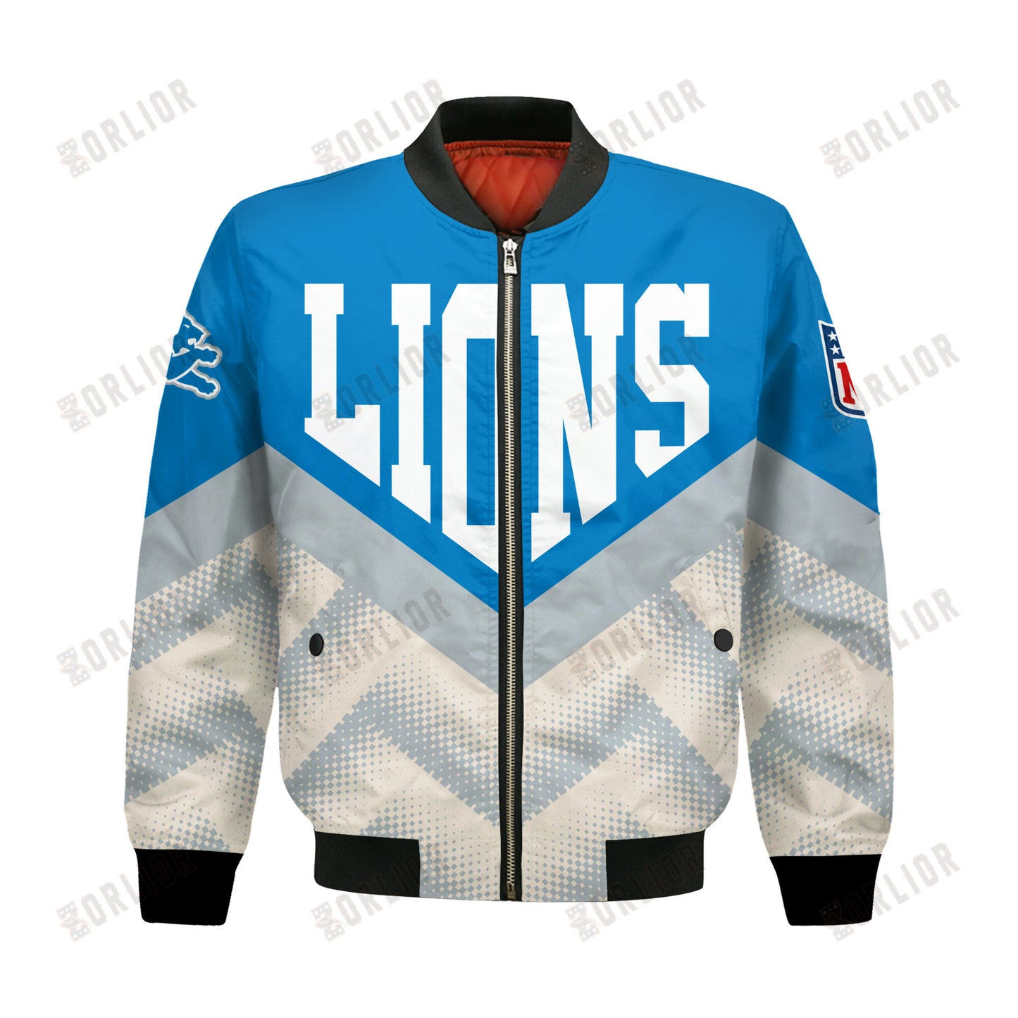 Detroit Lions Football Team 2024 - 25 We Are One Bomber Jacket