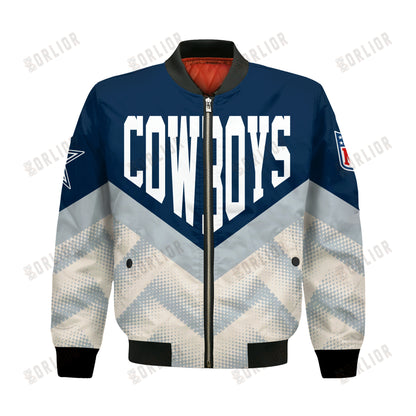 Dallas Cowboys Football Team 2024 - 25 We Are One Bomber Jacket