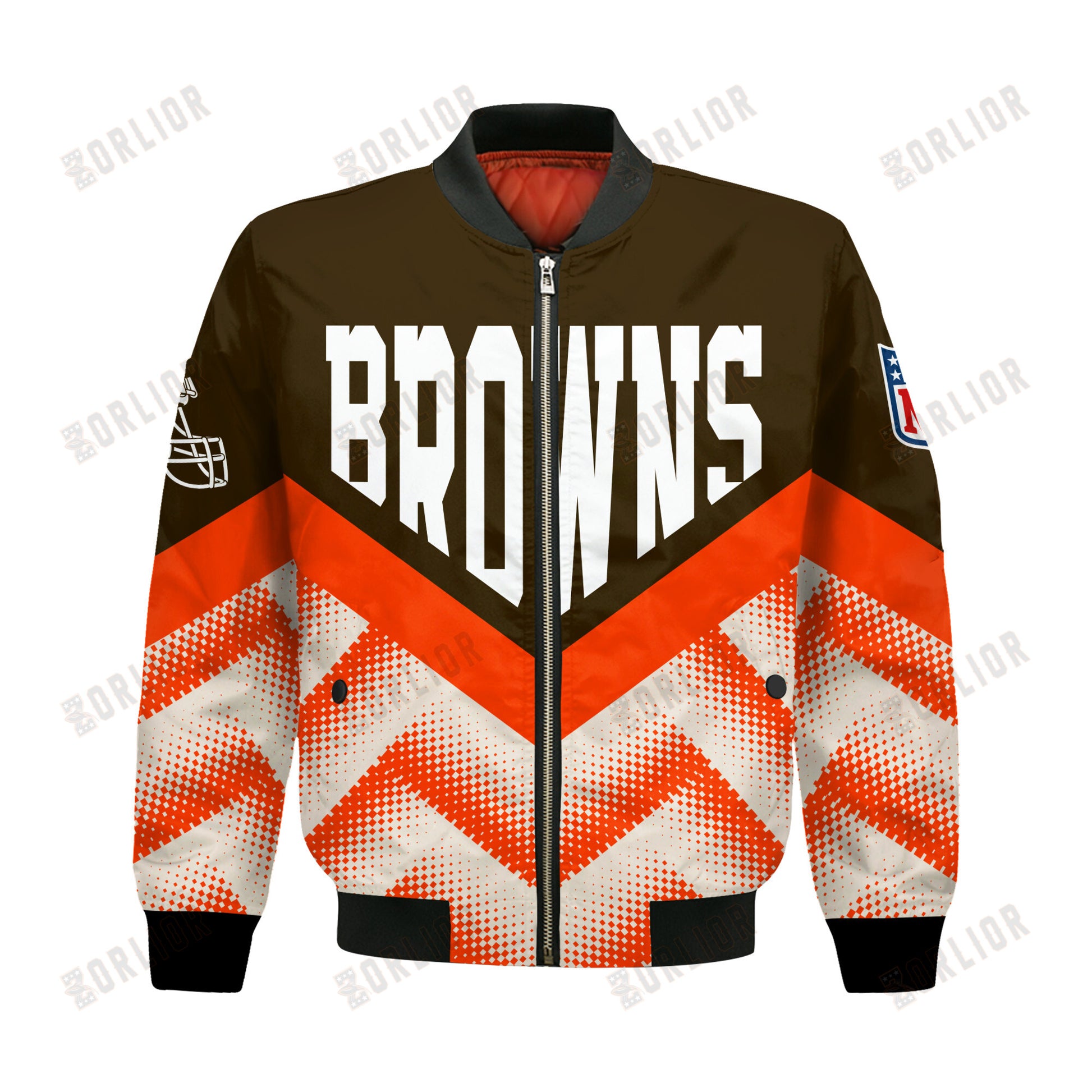 Cleveland Browns Football Team 2024 - 25 We Are One Bomber Jacket