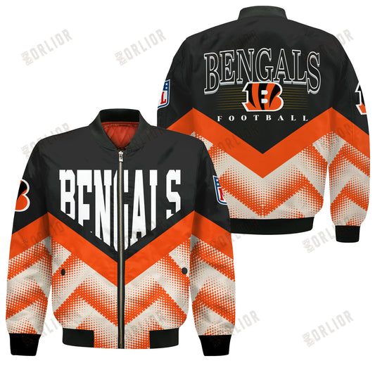 Cincinnati Bengals Football Team 2024 - 25 We Are One Bomber Jacket