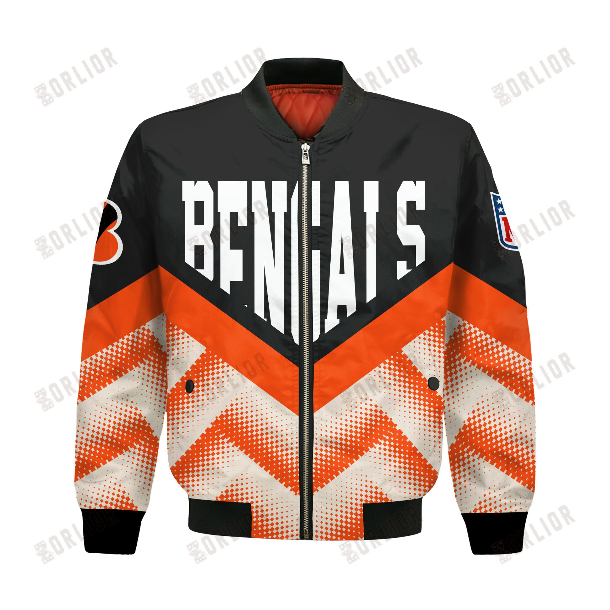 Cincinnati Bengals Football Team 2024 - 25 We Are One Bomber Jacket