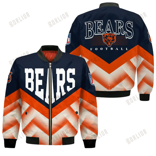 Chicago Bears Football Team 2024 - 25 We Are One Bomber Jacket