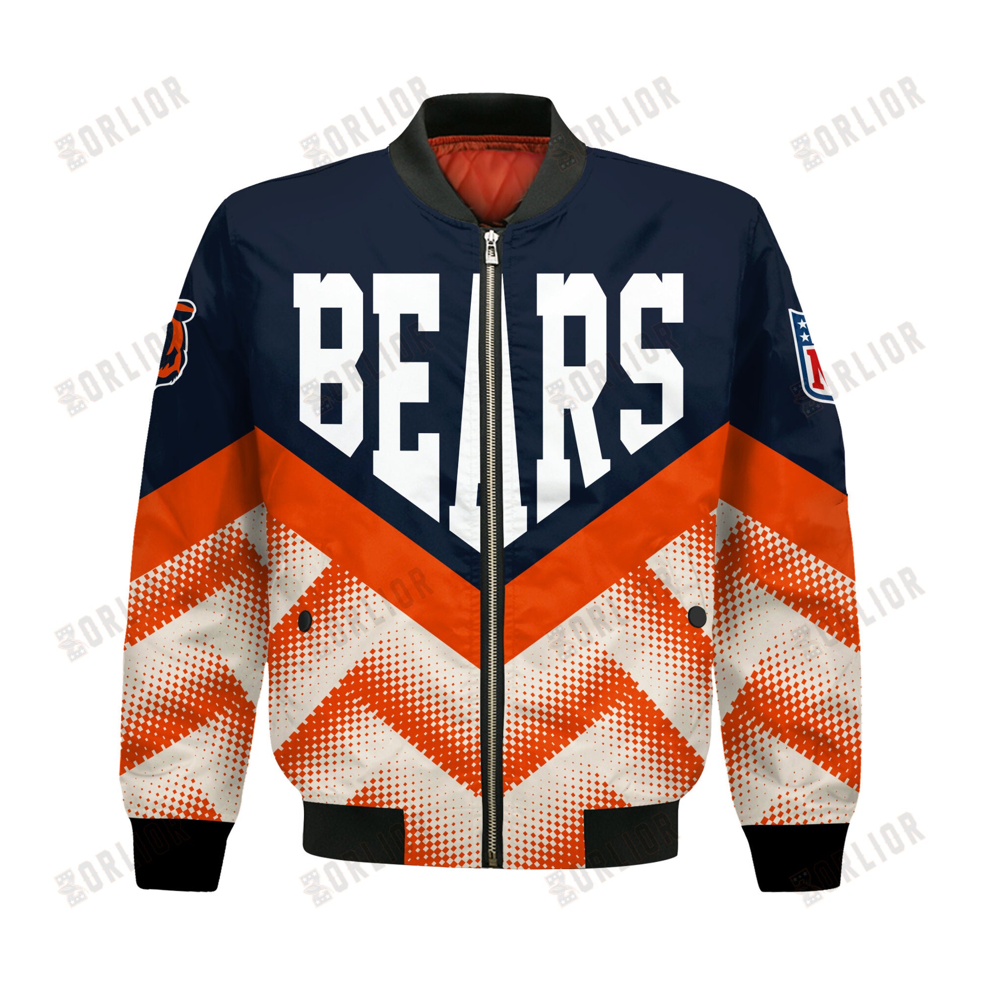 Chicago Bears Football Team 2024 - 25 We Are One Bomber Jacket