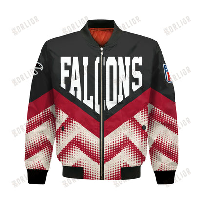 Atlanta Falcons Football Team 2024 - 25 We Are One Bomber Jacket