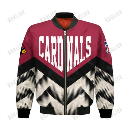 Arizona Cardinals Football Team 2024 - 25 We Are One Bomber Jacket