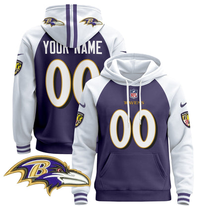 Baltimore Ravens 2024 Custom Pullover Hoodie V4