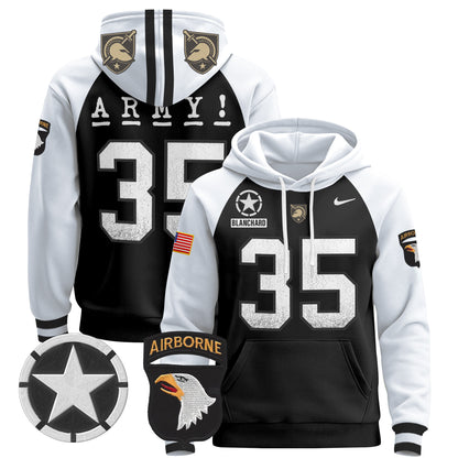 Army Black Knights 2024 Pullover Hoodie V2 - Stitched