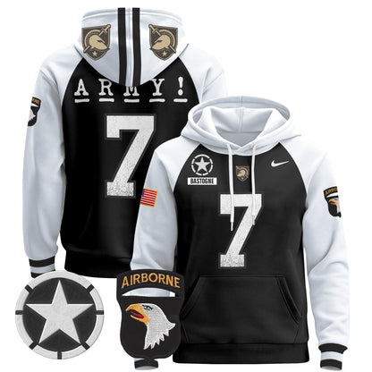 Army Black Knights 2024 Pullover Hoodie V2 - Stitched