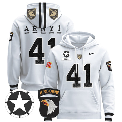 Army Black Knights 2024 Pullover Hoodie V2 - Stitched