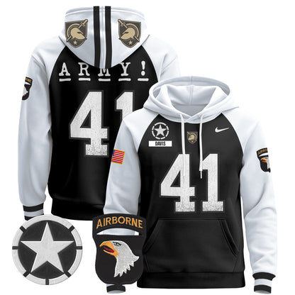 Army Black Knights 2024 Pullover Hoodie V2 - Stitched