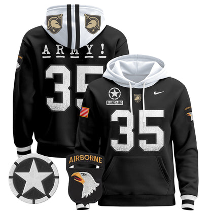 Army Black Knights 2024 Pullover Hoodie V2 - Stitched