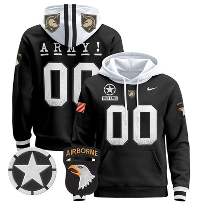 Army Black Knights 2024 Custom Pullover Hoodie V2 - Stitched