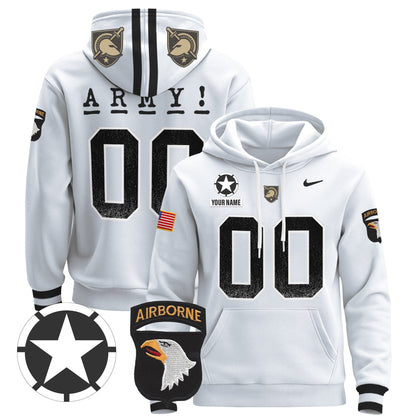 Army Black Knights 2024 Custom Pullover Hoodie V2 - Stitched