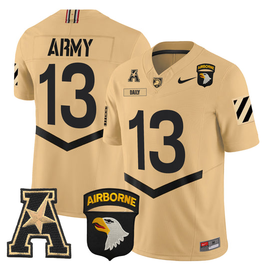 Army Black Knights 101st Airborne Division Patch 2024 Vapor Limited Jersey V3 - All Stitched