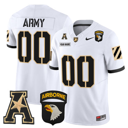 Army Black Knights 101st Airborne Division Patch 2024 Vapor Limited Custom Jersey V3 - All Stitched