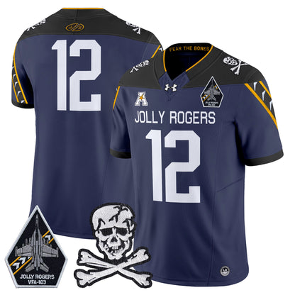 Navy Midshipmen 2024 Vapor Limited Jersey V5 - All Stitched