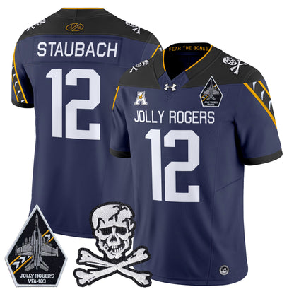 Navy Midshipmen 2024 Vapor Limited Jersey V5 - All Stitched