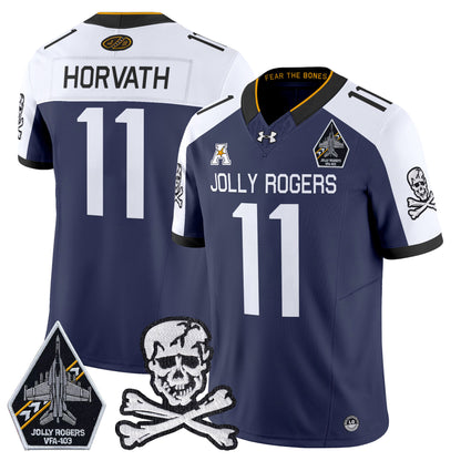 Navy Midshipmen 2024 Vapor Limited Jersey V5 - All Stitched