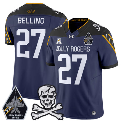 Navy Midshipmen 2024 Vapor Limited Jersey V5 - All Stitched