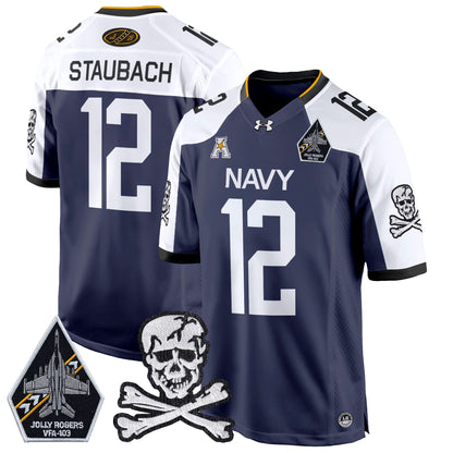 Navy Midshipmen 2024 Game Jersey - All Stitched