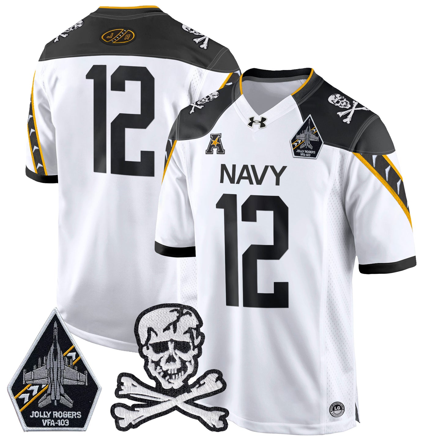 Navy Midshipmen 2024 Game Jersey - All Stitched