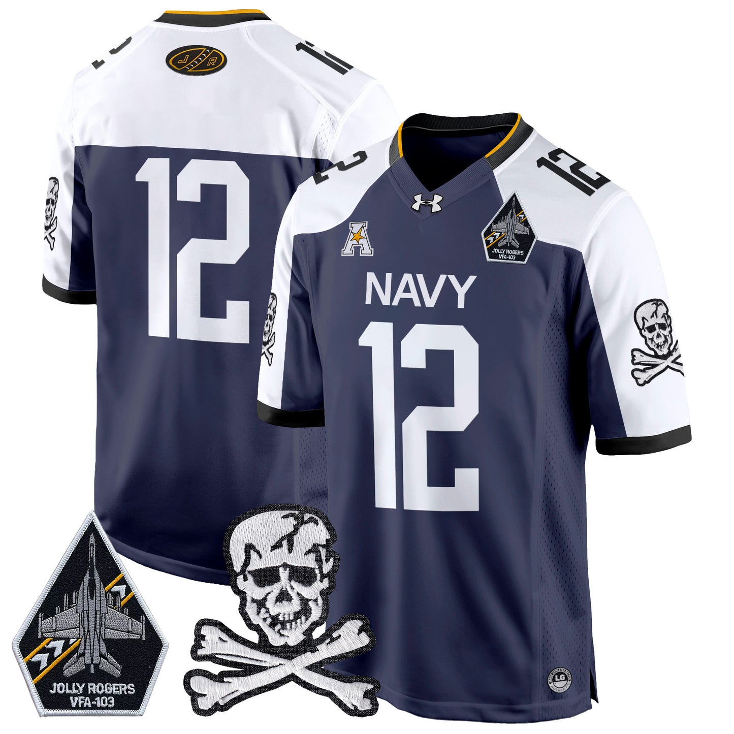 Navy Midshipmen 2024 Game Jersey - All Stitched