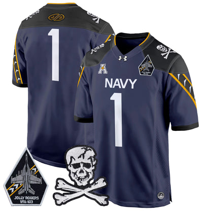 Navy Midshipmen 2024 Game Jersey - All Stitched