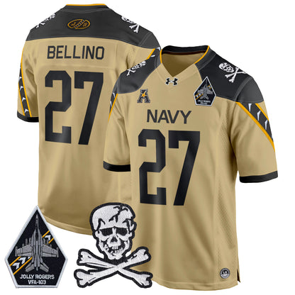 Navy Midshipmen 2024 Game Jersey - All Stitched