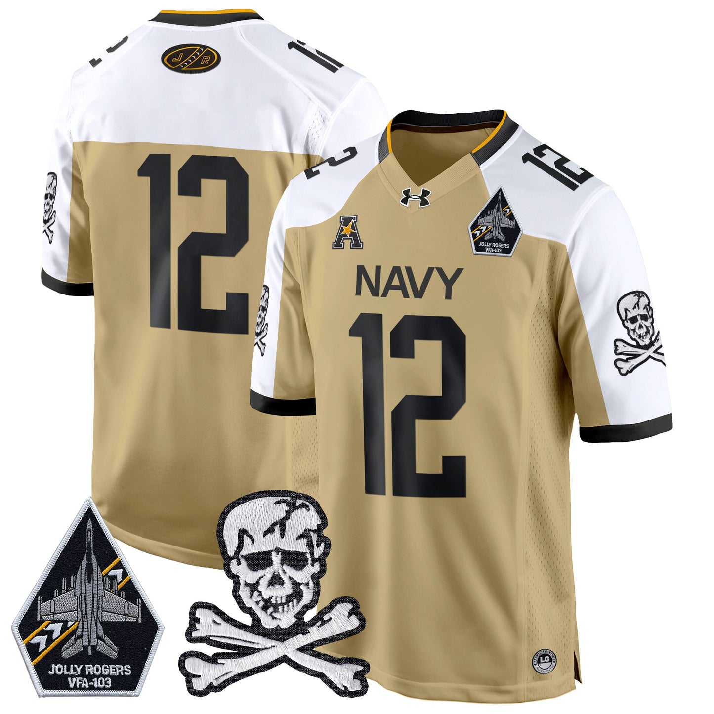 Navy Midshipmen 2024 Game Jersey - All Stitched