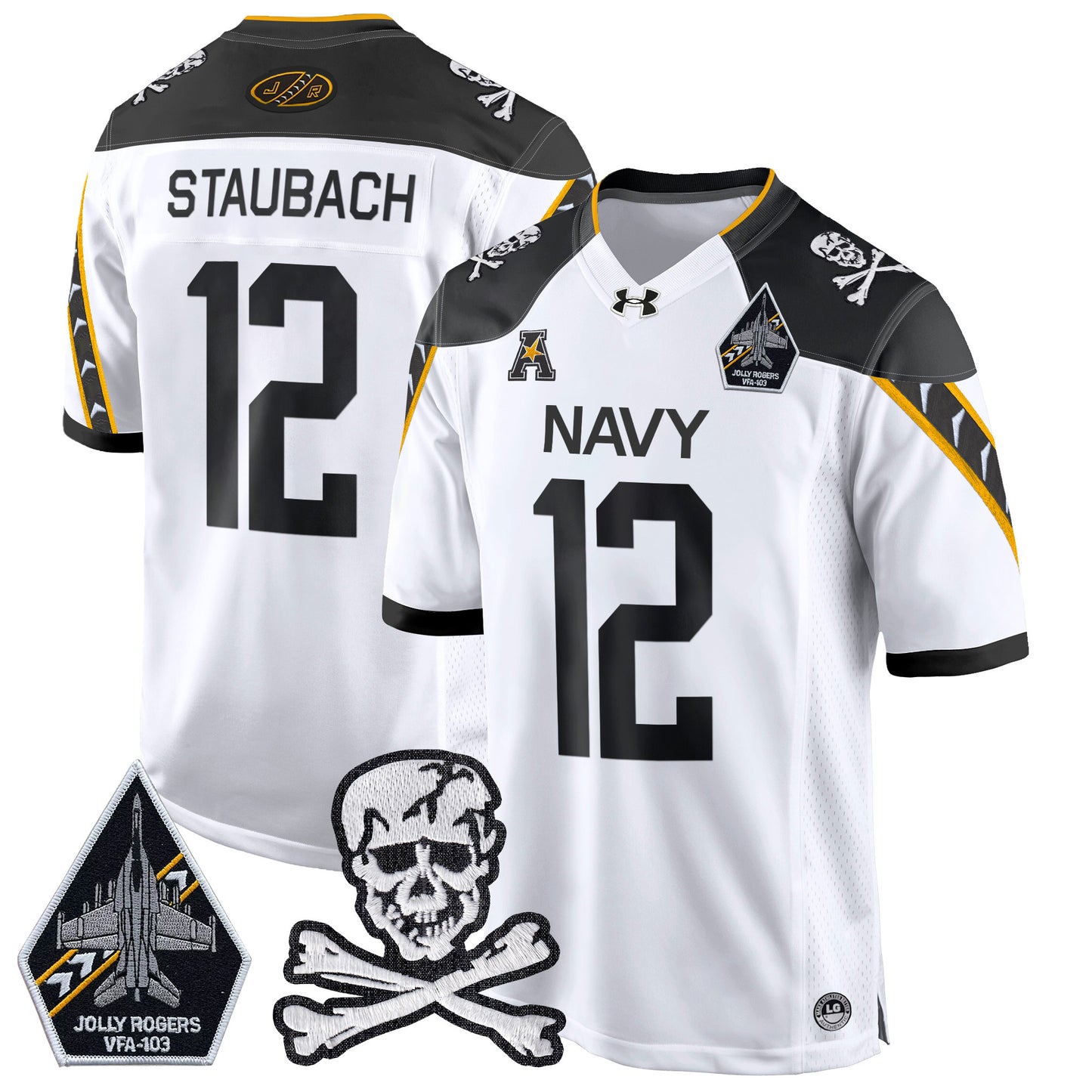 Navy Midshipmen 2024 Game Jersey - All Stitched